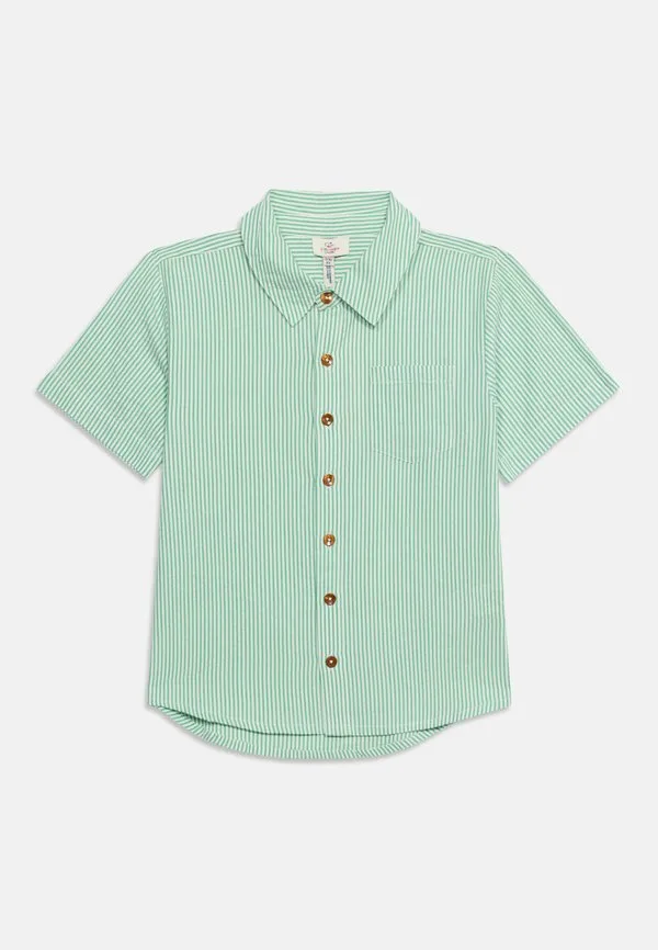 Рубашка, блузка на пуговицах Copenhagen Colors, Sharp Green/Cream