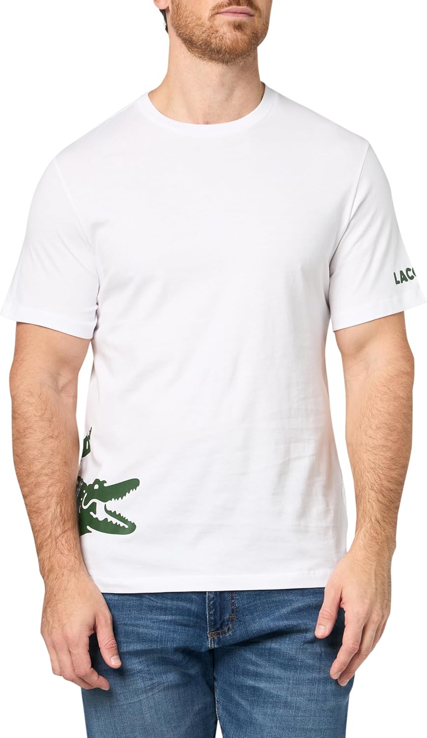 

Мужская пижамная футболка Lacoste с принтом крупного крока (эксклюзивно на Amazon), White/Thyme, Белый, Мужская пижамная футболка Lacoste с принтом крупного крока (эксклюзивно на Amazon), White/Thyme