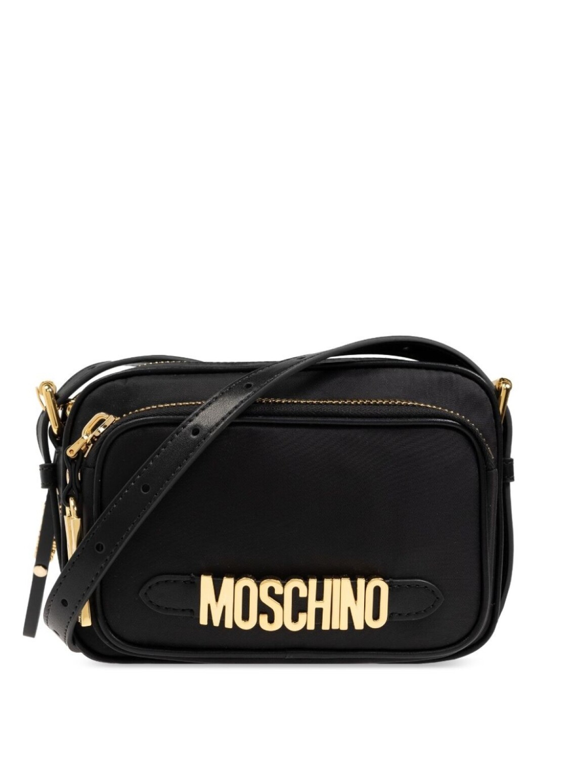 

Moschino сумка с логотипом на бирке, черный