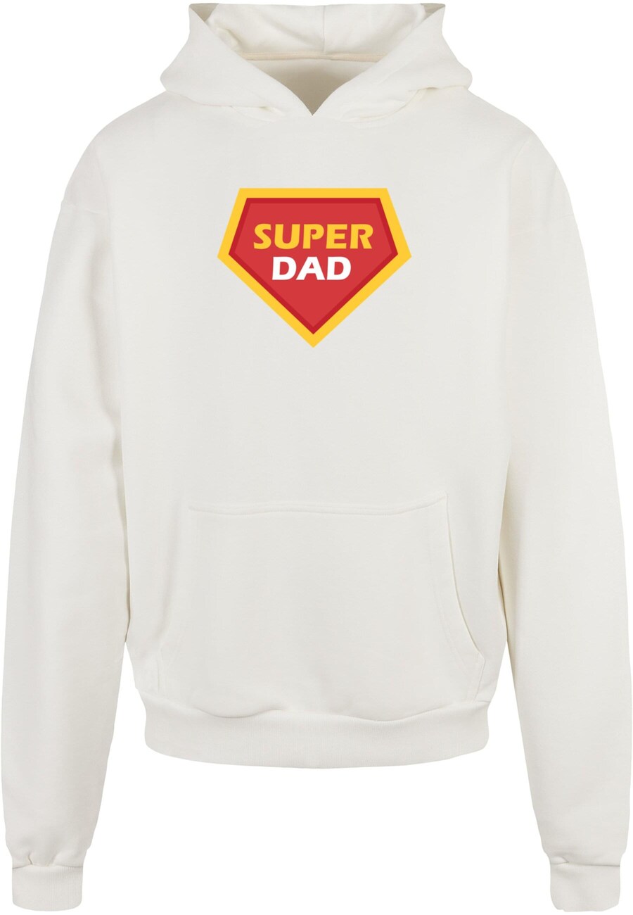 

Толстовка с капюшоном Merchcode Sweatshirt Fathers Day - Super dad, белый