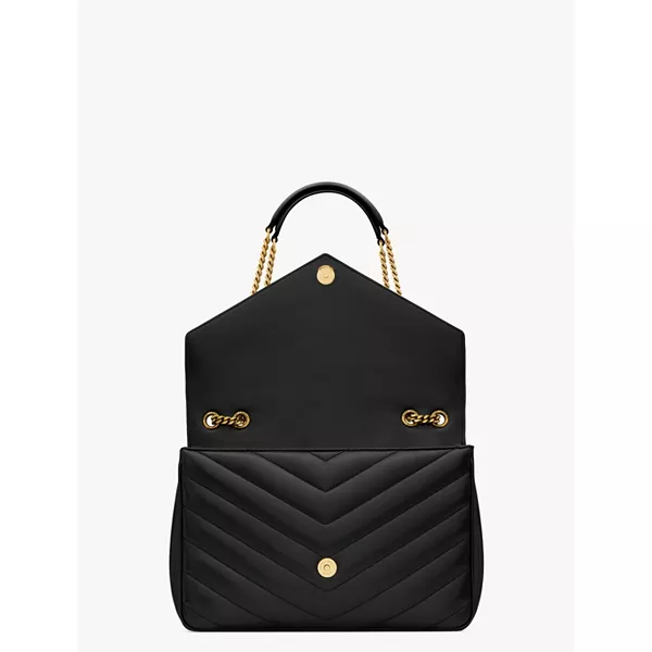 Большая сумка Loulou из стеганой овечьей кожи. Saint Laurent, черный — фото 4