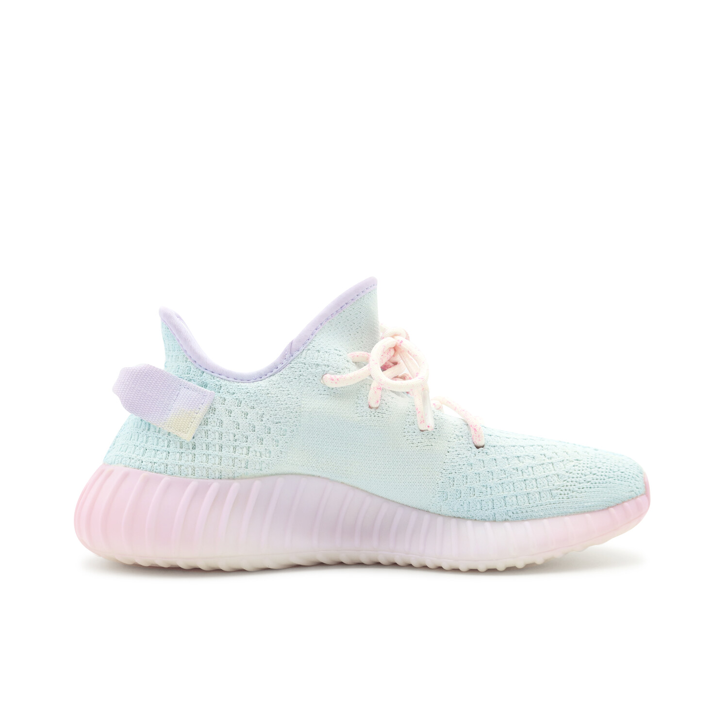 Кроссовки adidas originals Yeezy Boost 350 V2 Lifestyle Shoes Unisex Low-top Blue/purple/pink, голубой — фото 2
