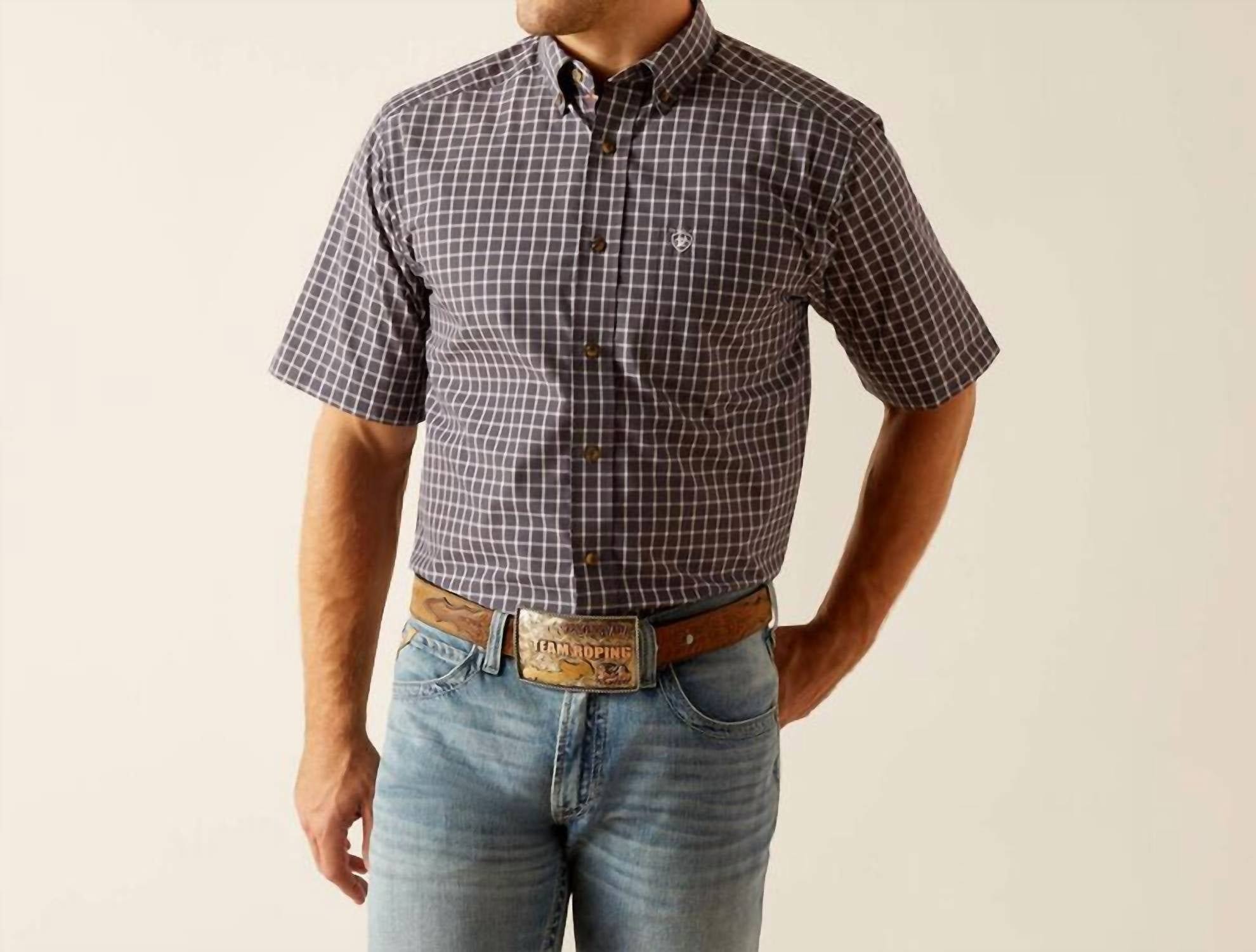 

Рубашка Pro Series Dakota Classic Fit в цвете индиго ARIAT