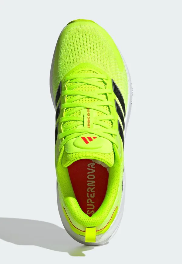 Кроссовки для бега по шоссе supernova ease 2 Adidas Performance, Lucid Lemon Core Black Lucid Red — фото 3