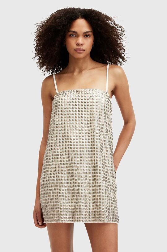 

Платье OPELINE EMB DRESS AllSaints, золотой