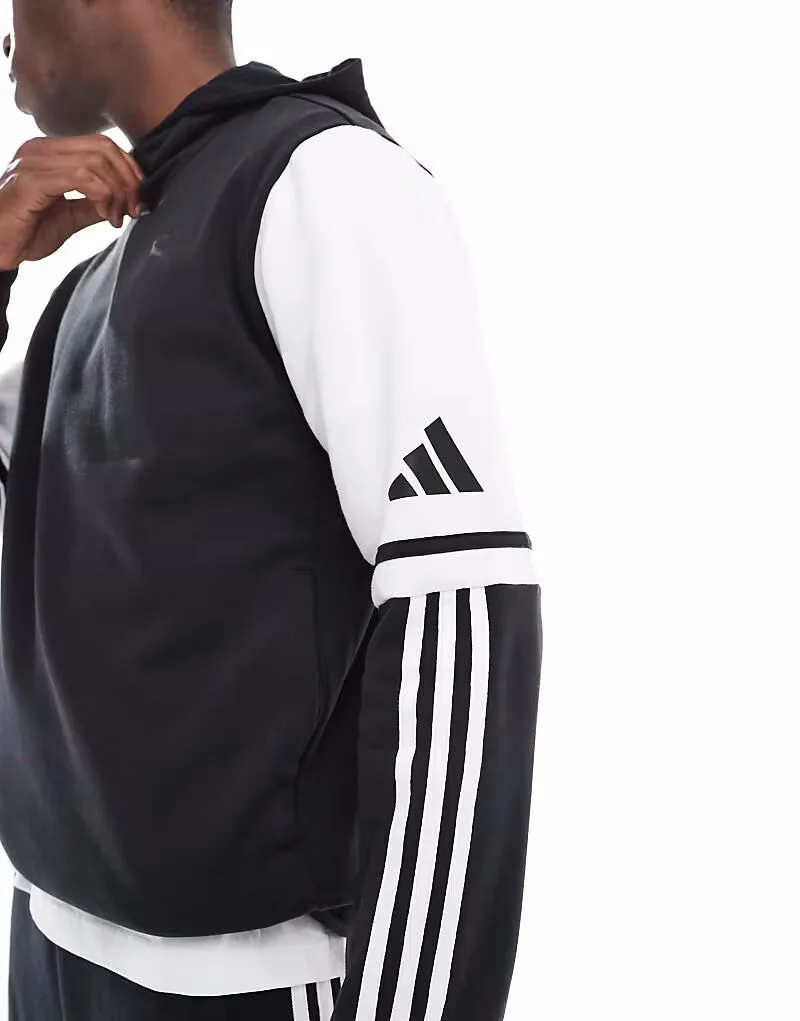 Adidas performance Толстовка Adidas Football Squadra 25 в черно-белом цвете — фото 3