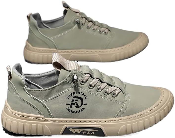 

Мужские дышащие водонепроницаемые слипоны для лета, легкая повседневная рабочая обувь с нескользящей подошвой, удобные плоские кроссовки для прогулок и активного отдыха Qacksv, зеленый