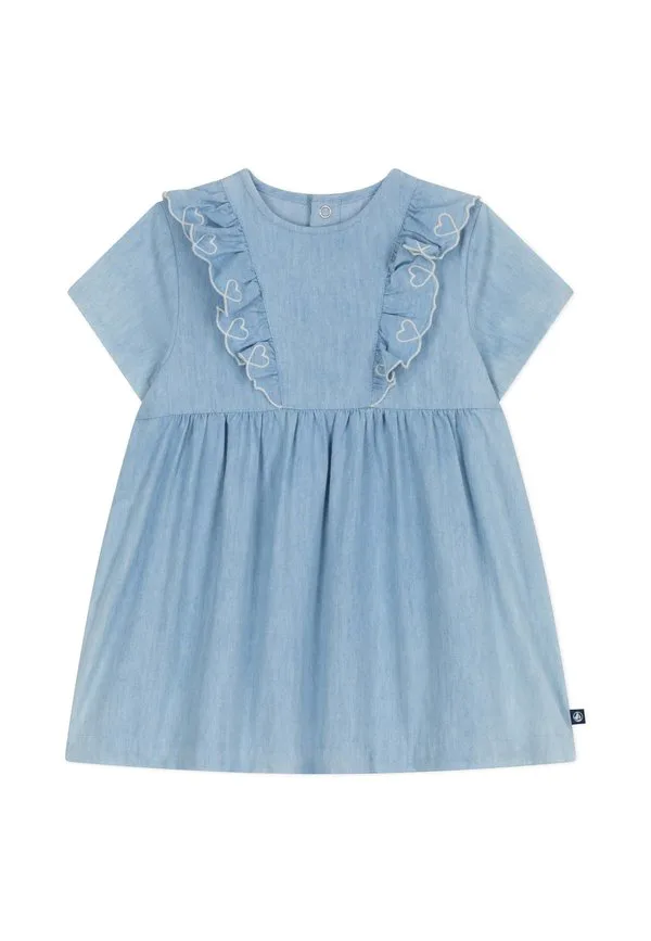 Платье-Халат Petit Bateau, Bleu Clair