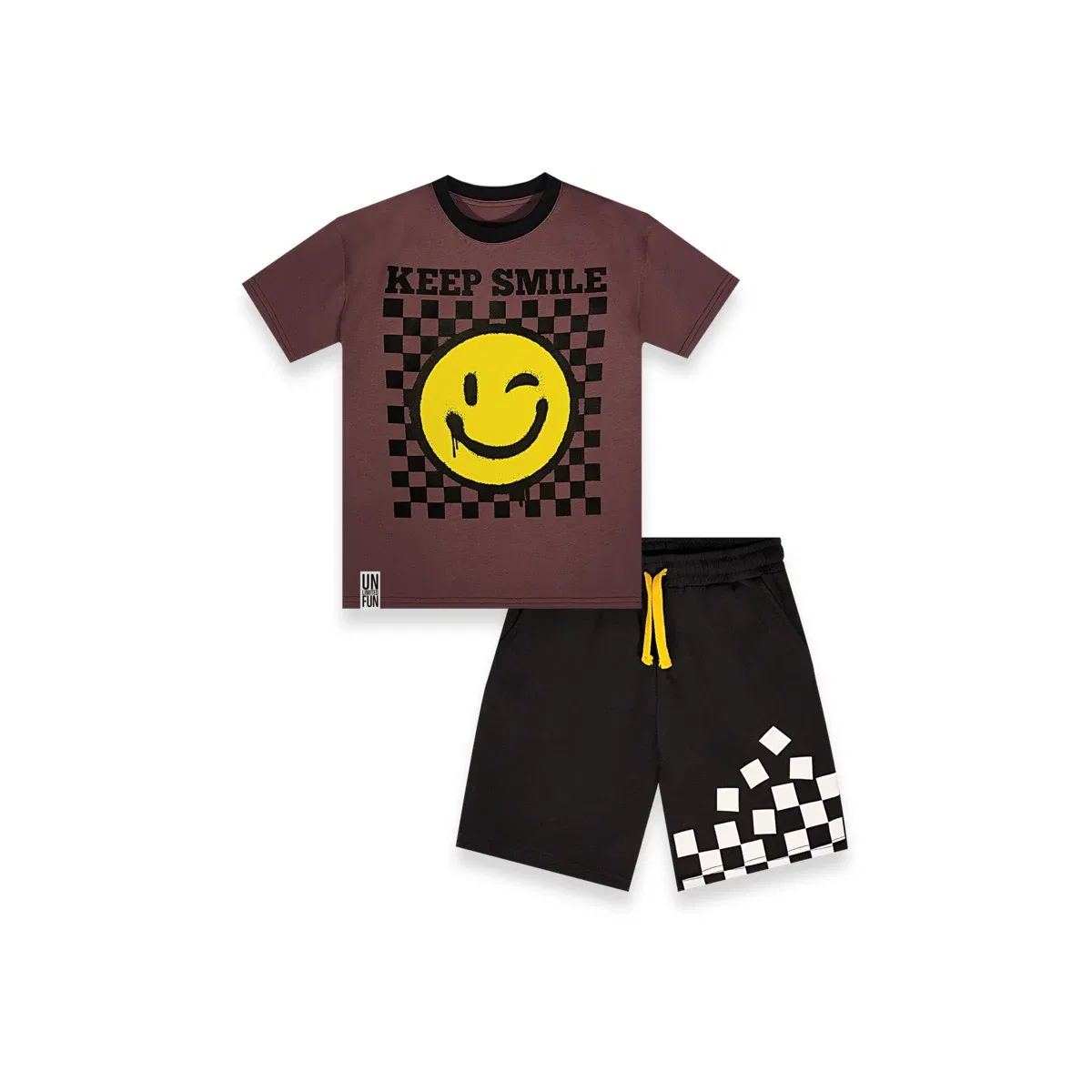 Двухчастный костюм Street Style Denokids, черный