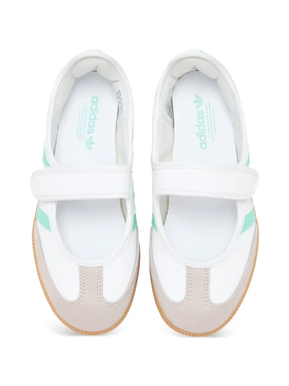 Балетки самба Adidas Kids, белый — фото 3