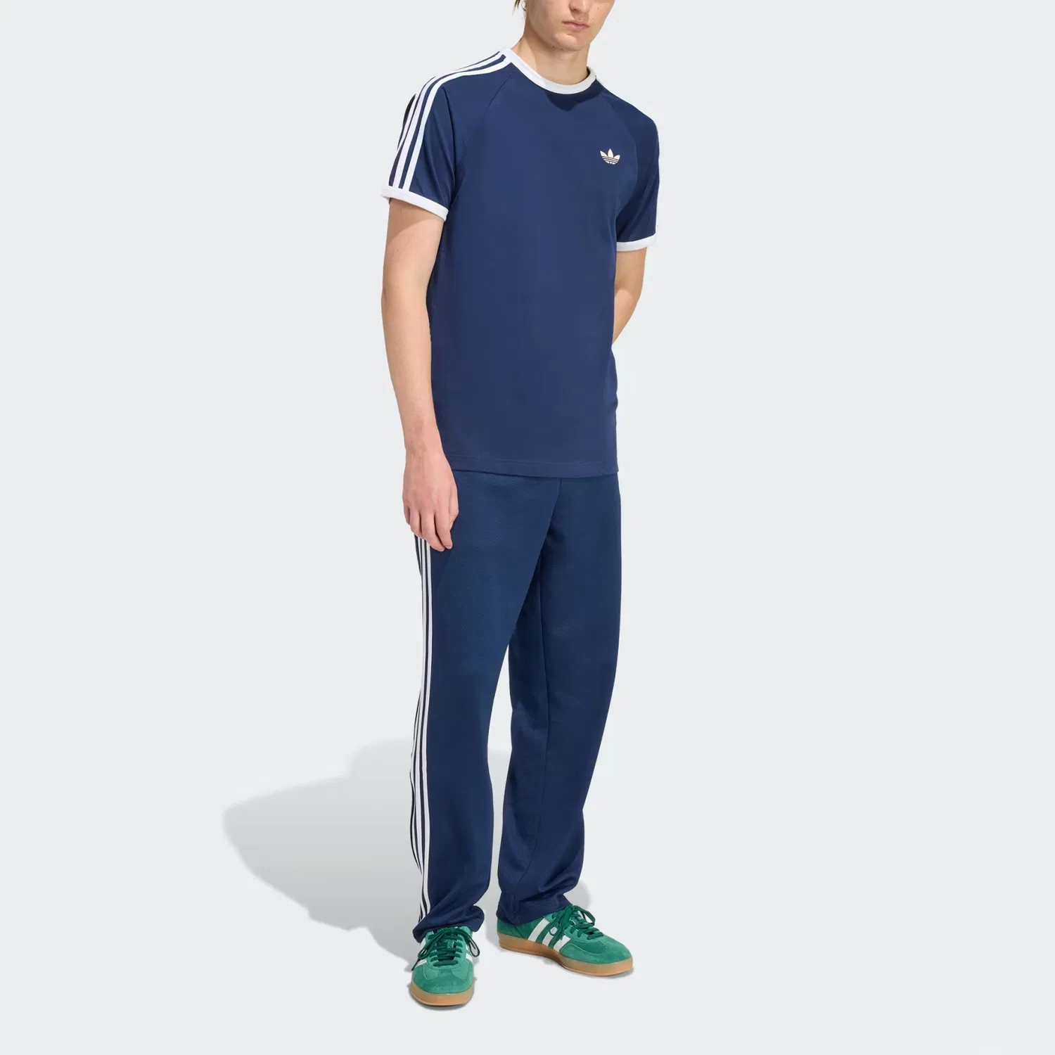Футболка с круглым вырезом Adidas Originals Marine Blue — фото 4