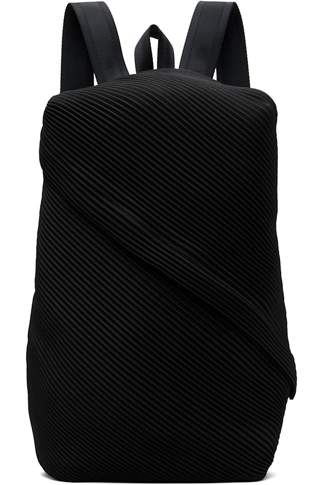 

Рюкзак с косыми складками Pleats Please Issey Miyake, черный