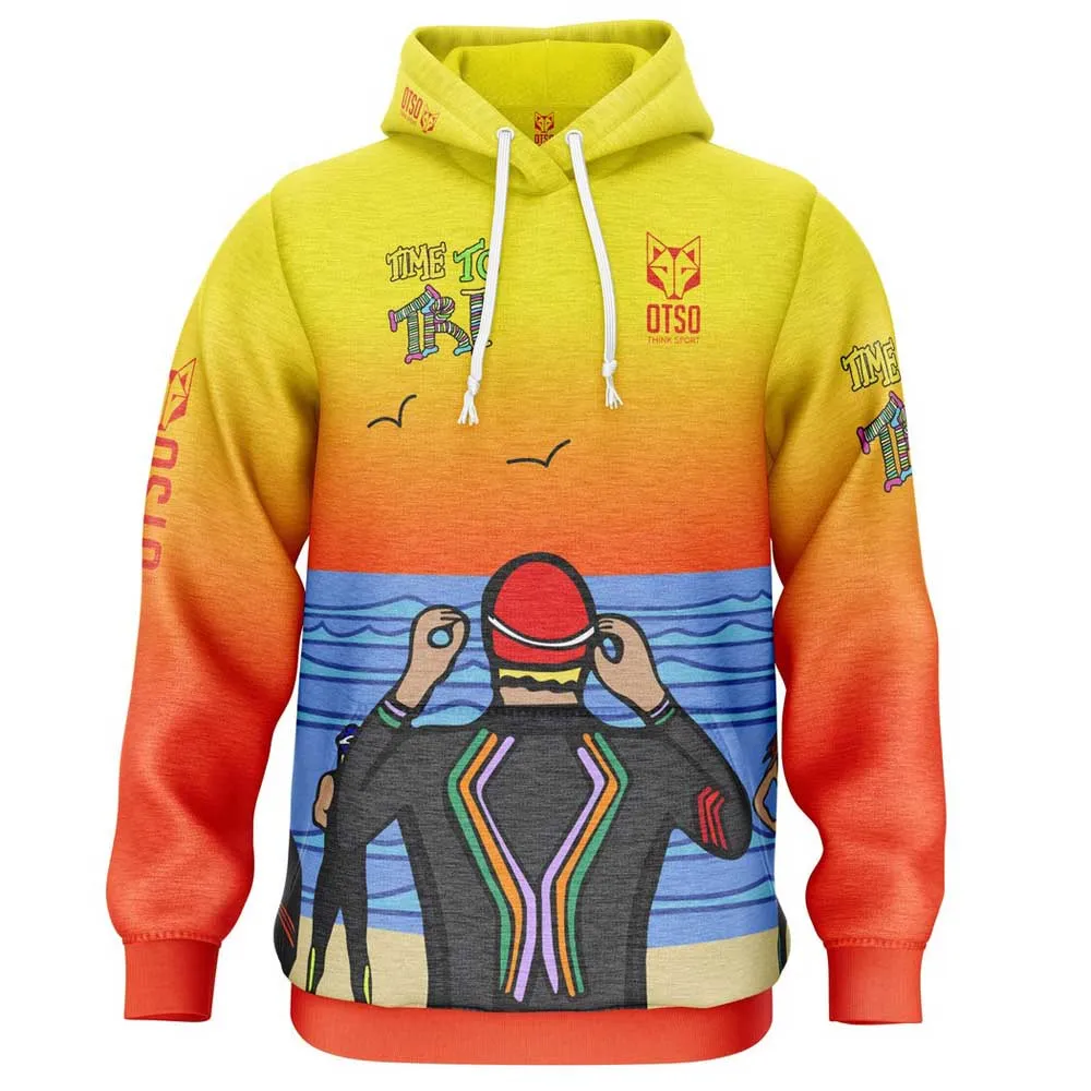 

Худи Otso Time to tri Man Swin, желтый