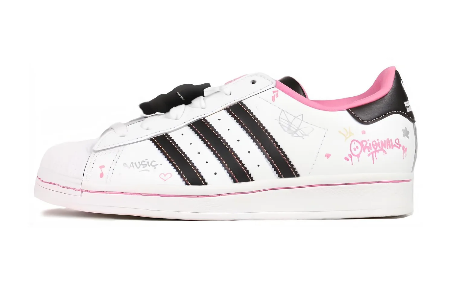Adidas Originals Adidas Superstar Hello Kitty And Friends Bliss Pink Cloud White Core Black GS
