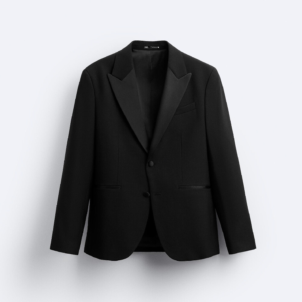 

Пиджак Zara Suit Dinner Jacket, черный