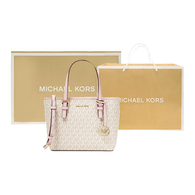 

MICHAEL KORS Дорожная сумка-тоут Jet Set Travel Extra Small Logo с верхней молнией