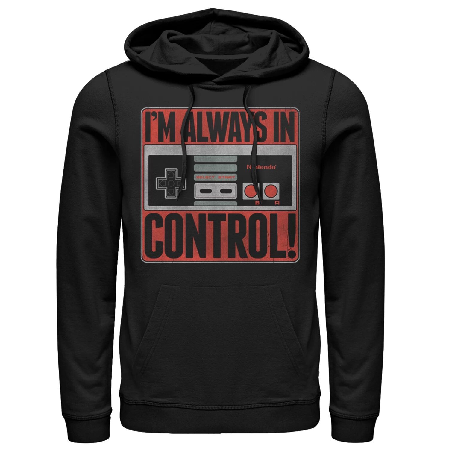 

Мужской пуловер с капюшоном Nintendo I’m Always In Control Licensed Character