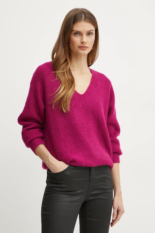 

Свитер с добавлением шерсти Morgan, розовый