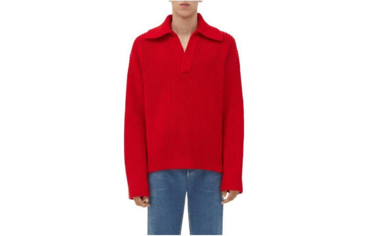 

Свитер мужской красный Bottega Veneta, красный