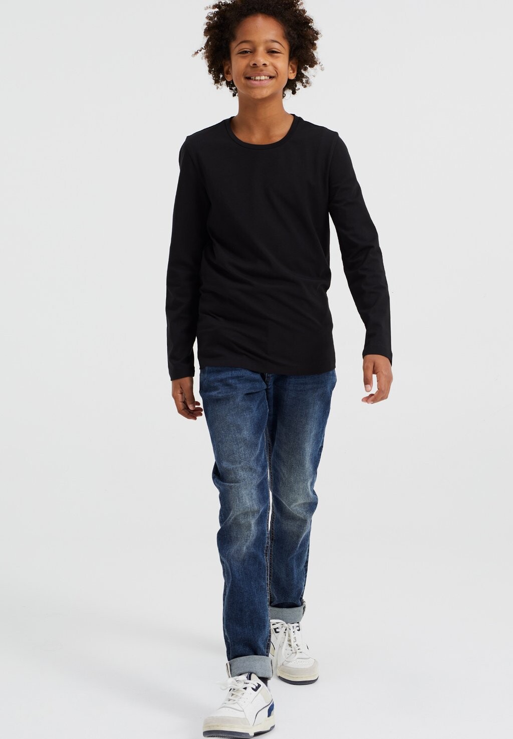 

Рубашка с длинным рукавом WE Fashion, цвет black