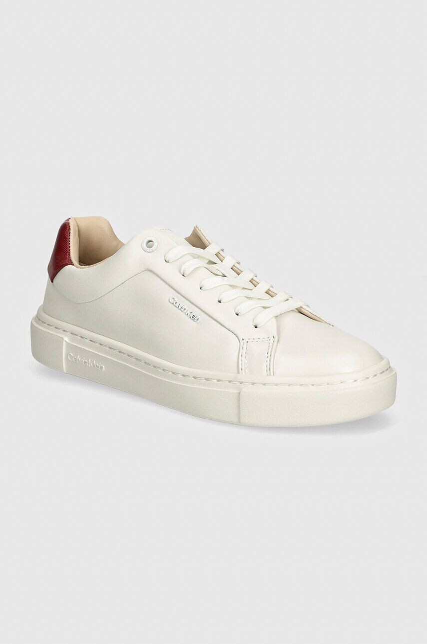 

Кроссовки Calvin Klein CUPSOLE LACE UP W/ML LTH, белый