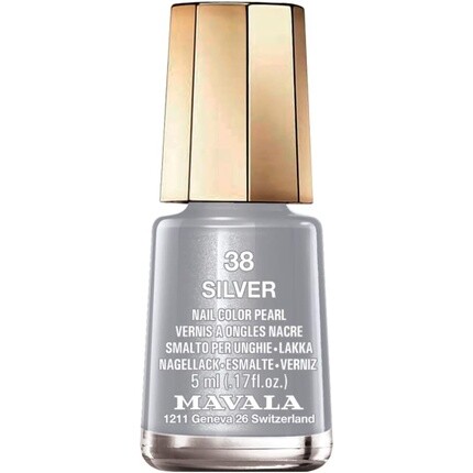 

Мини-лак для ногтей 38 Silver 5мл, Mavala