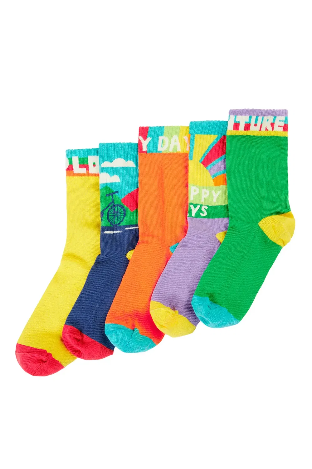 Детские носки Sunnie 5 Pack Frugi, Multi