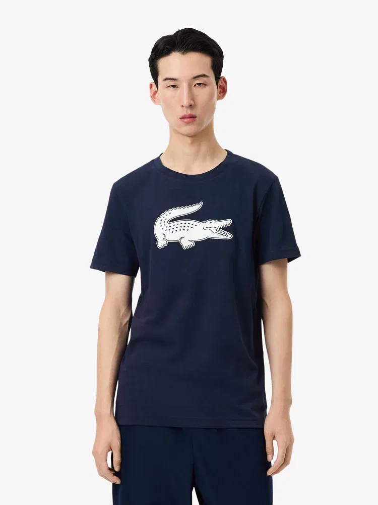 Футболка с принтом LACOSTE TH2042-56G, Navy