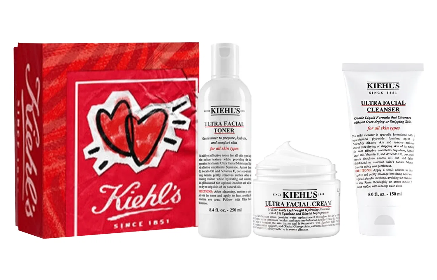 Набор уходовой косметики увлажняющий Kiehl's, High Hydration, 250 мл + 50 мл — фото 3