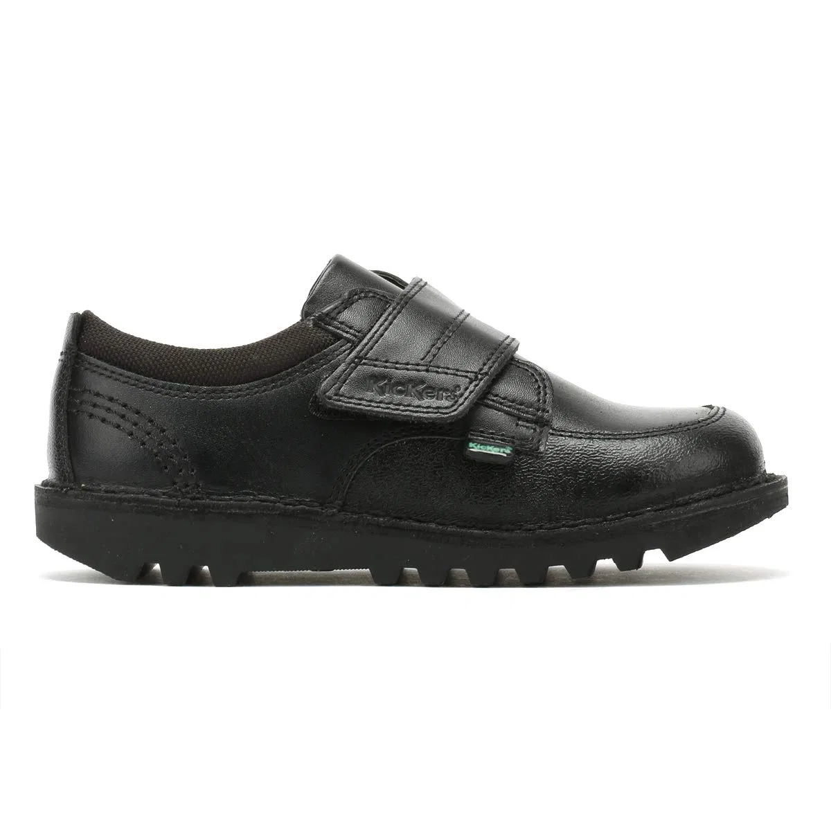 Детские кроссовки с защитой мыска и пятки Kick Scuff Lo Kickers, Black — фото 2