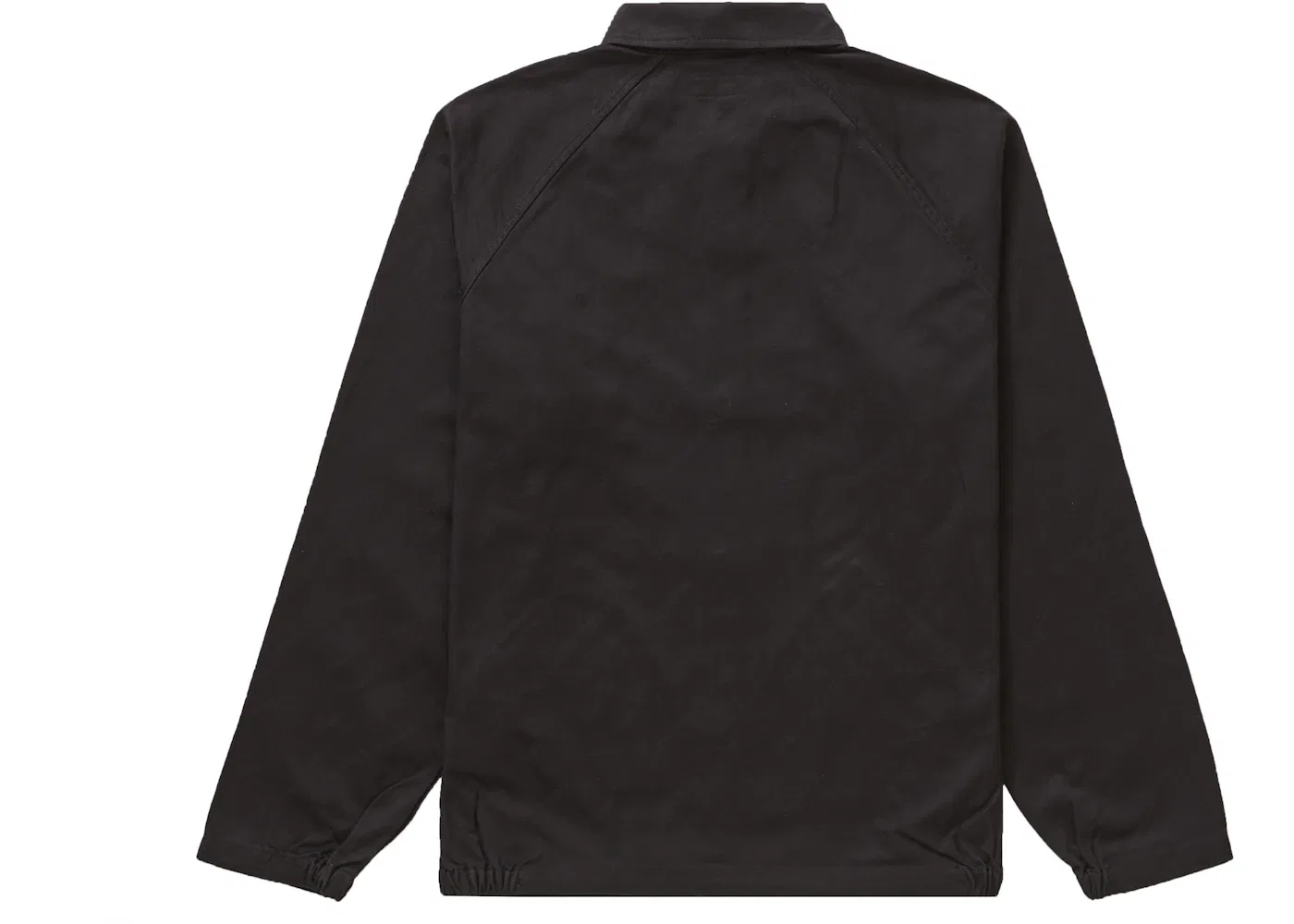 Мужская куртка с принтом Supreme Snap Front Jacquard Logos Twill Jacket, Black — фото 2