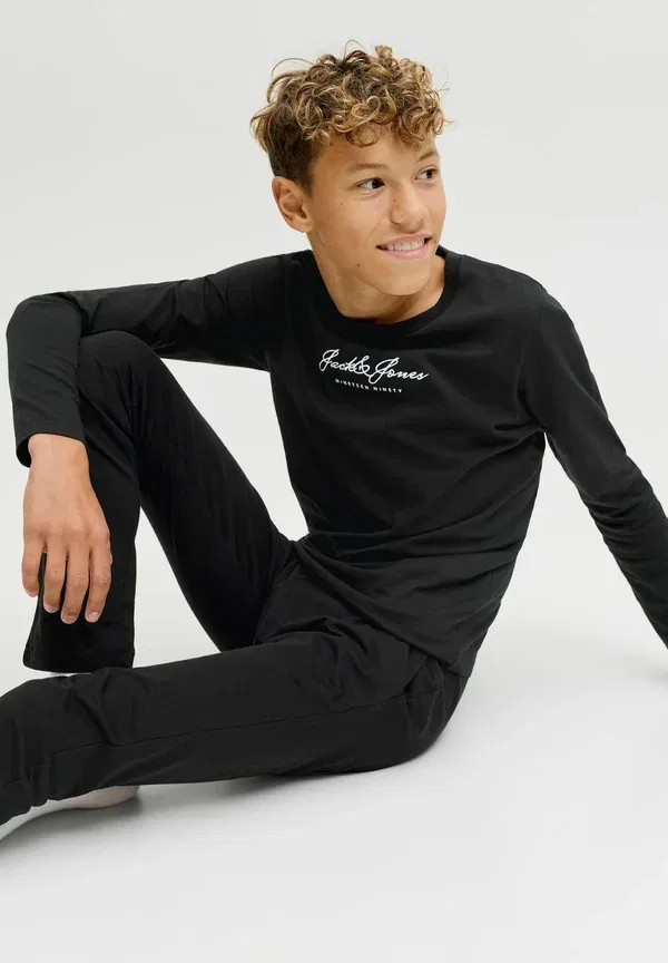 Брюки Jack & Jones Junior, черный — фото 4