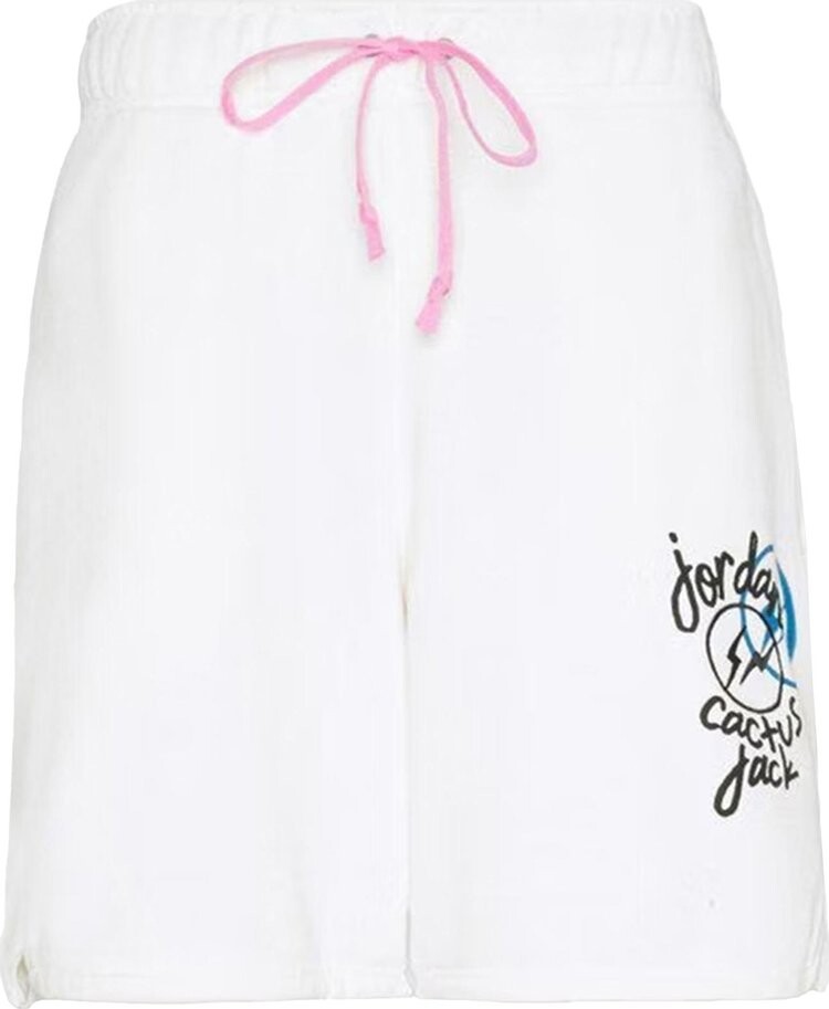 

Шорты Air Jordan x Travis Scott x Fragment Shorts 'White', белый