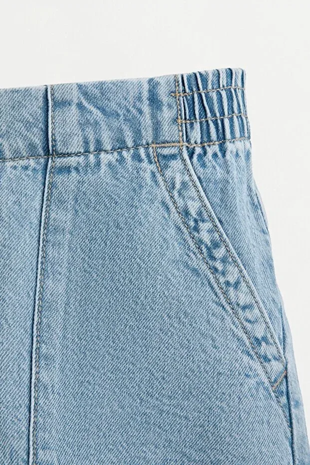 Детские шорты для девочек денимовые Lefties, Light Blue — фото 3