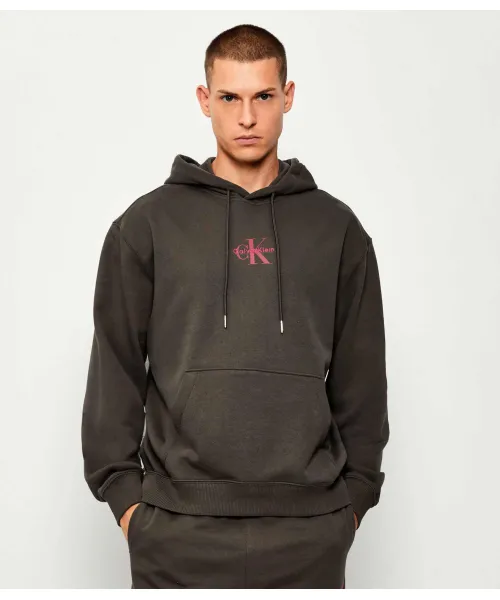 

Махровая толстовка Regular fit Calvin Klein Jeans, серый