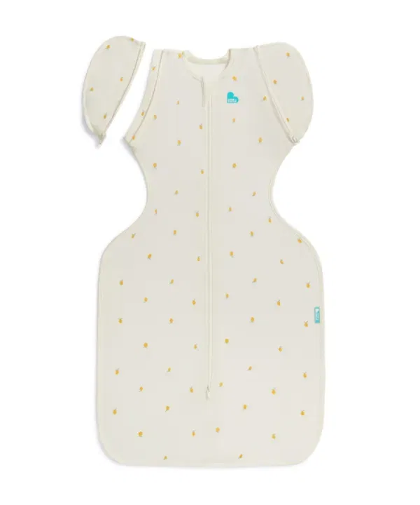 Комбинезон-кокон 50/50 Bamboo Original Swaddle Up, лимонно-кремовый — фото 2