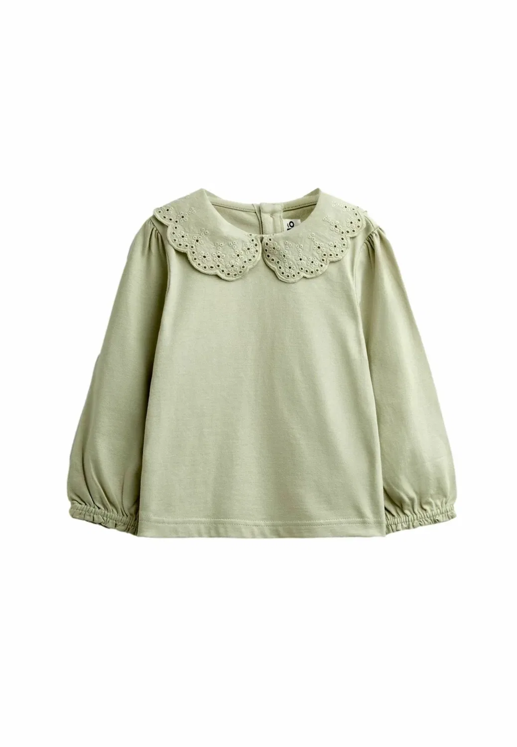 Топ с воротником-стойкой и длинными рукавами Jojo Maman Bébé, Sage Green