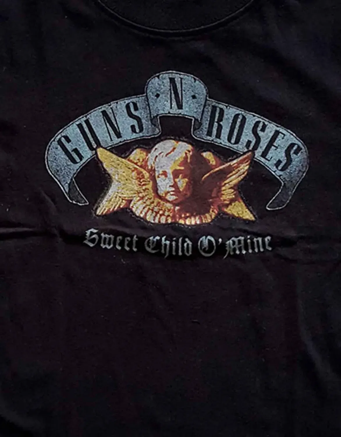 Детская футболка с принтом Sweet Child O' Mine Guns N Roses, Black — фото 2