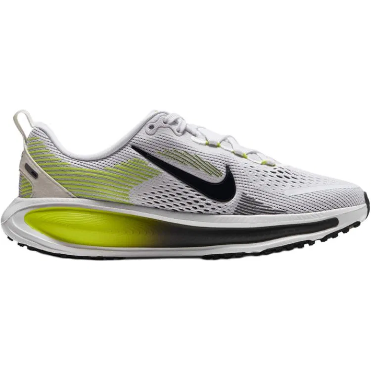Детские кроссовки для бега с амортизацией Nike Vomero 18 Kids, Black White Green — фото 3