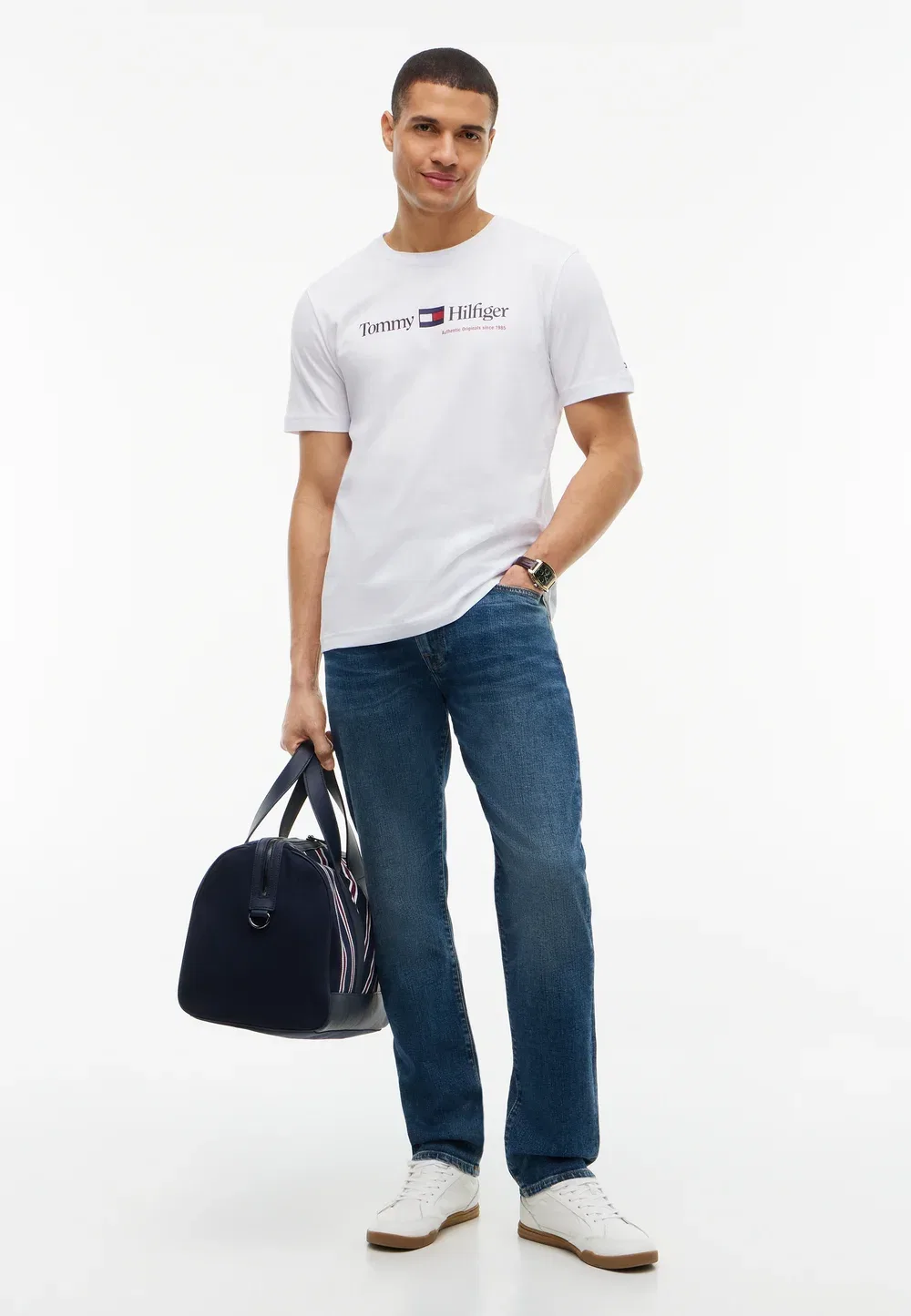 Футболка с графическим принтом - футболка с принтом Tommy Hilfiger, White — фото 2