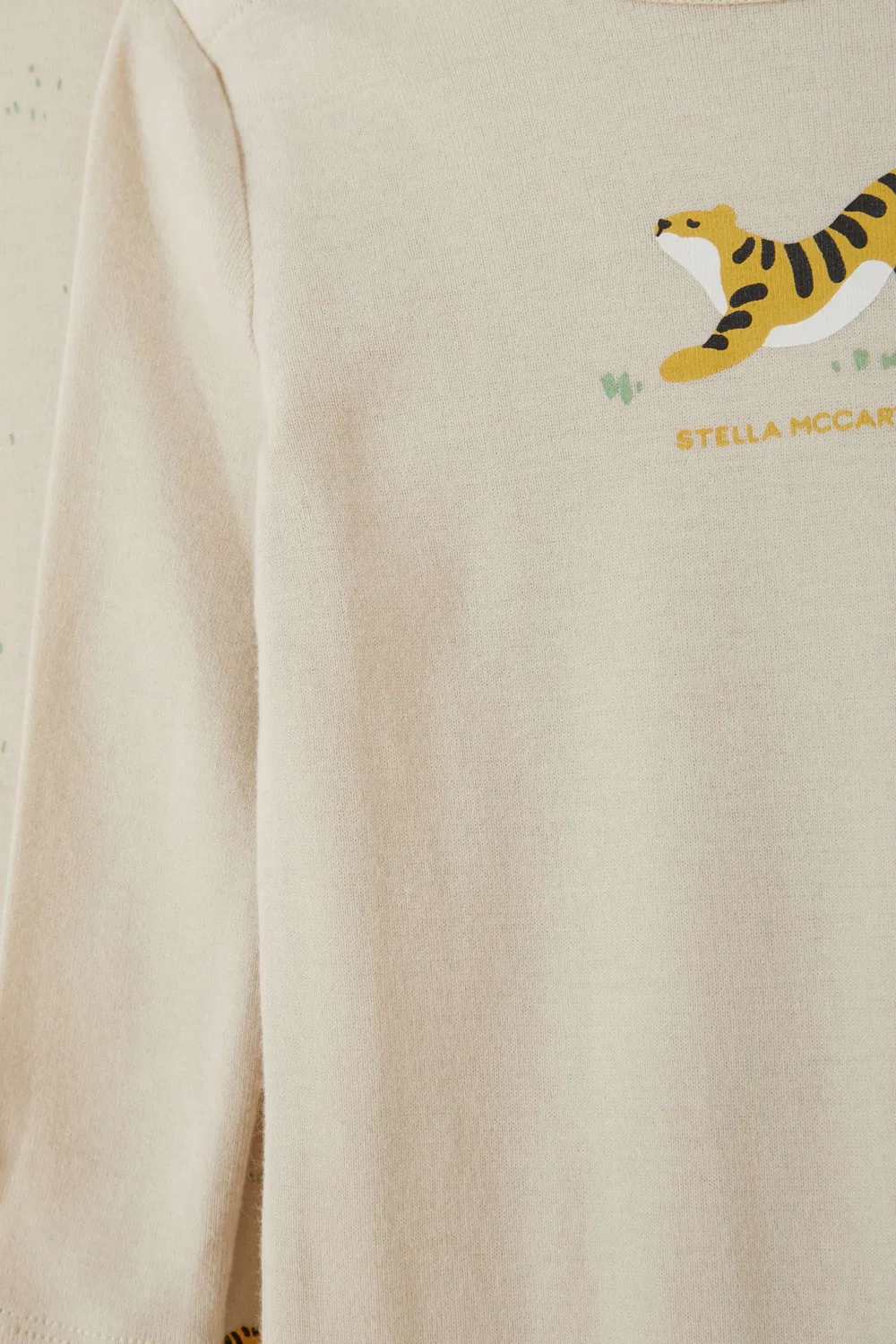 Боди-комбинезон пижамный с тигриным принтом комплект из 2 предметов Stella McCartney — фото 3