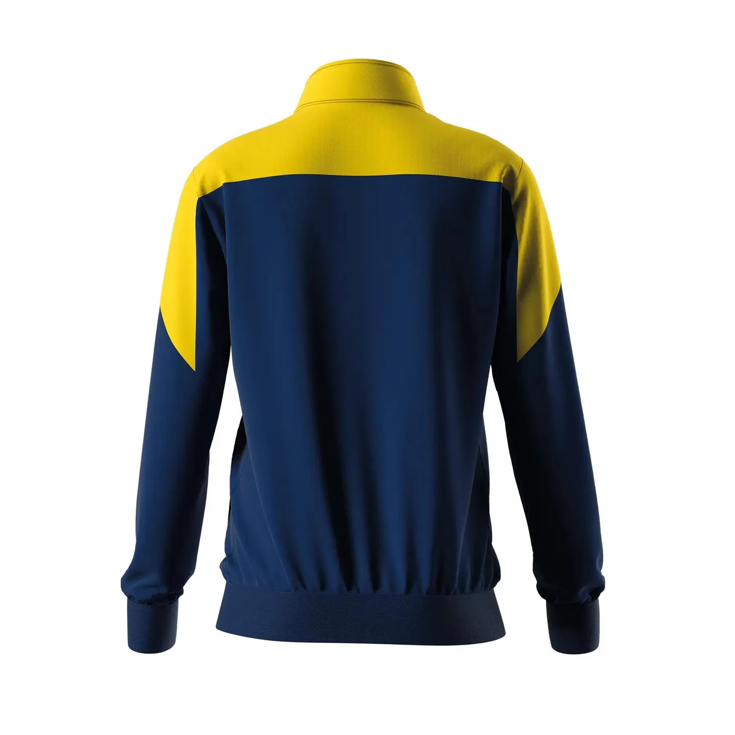 Детская куртка с длинным рукавом Errea Bea Jacke Jr, Blue Navy Yellow — фото 3
