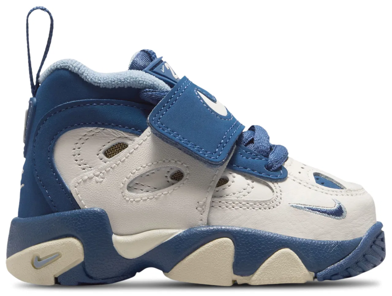 Кроссовки для мальчиков Air Diamond Turf II Nike, цвет Sail/Mystic Navy/Blue Grey