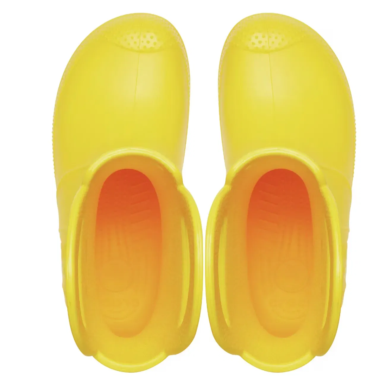 Детские резиновые сапоги Handle It Rain Boot K Crocs, Yellow — фото 3