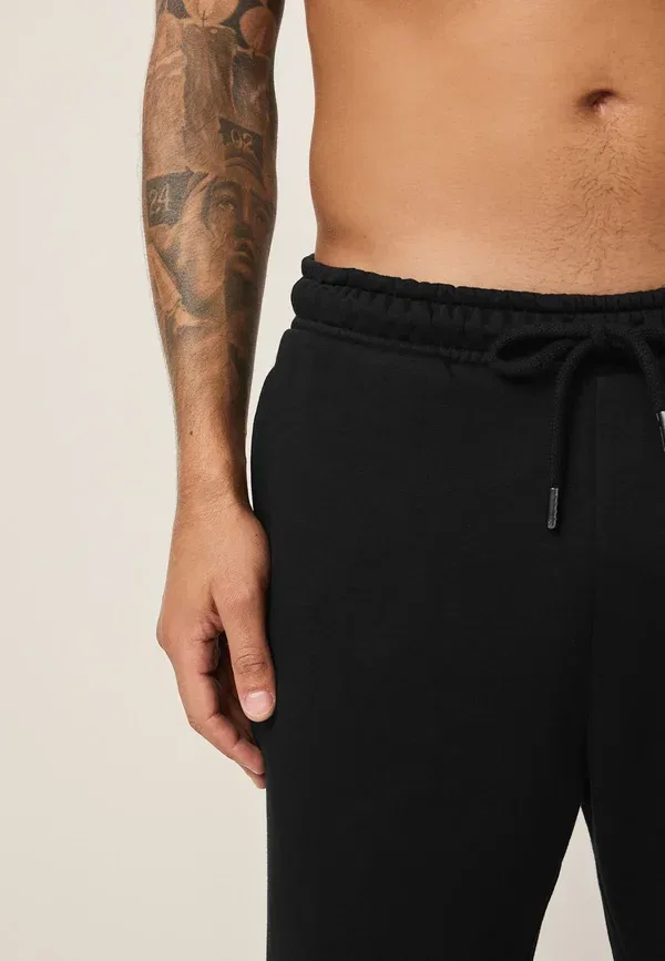 Брюки спортивные из хлопка и полиэстера Regular fit - straight fit joggers 2 pack Next, черный — фото 3