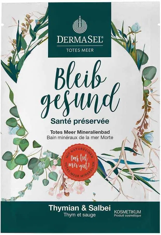 Соль для ванн Мертвого моря Stay Healthy, Dermasel, 60 г