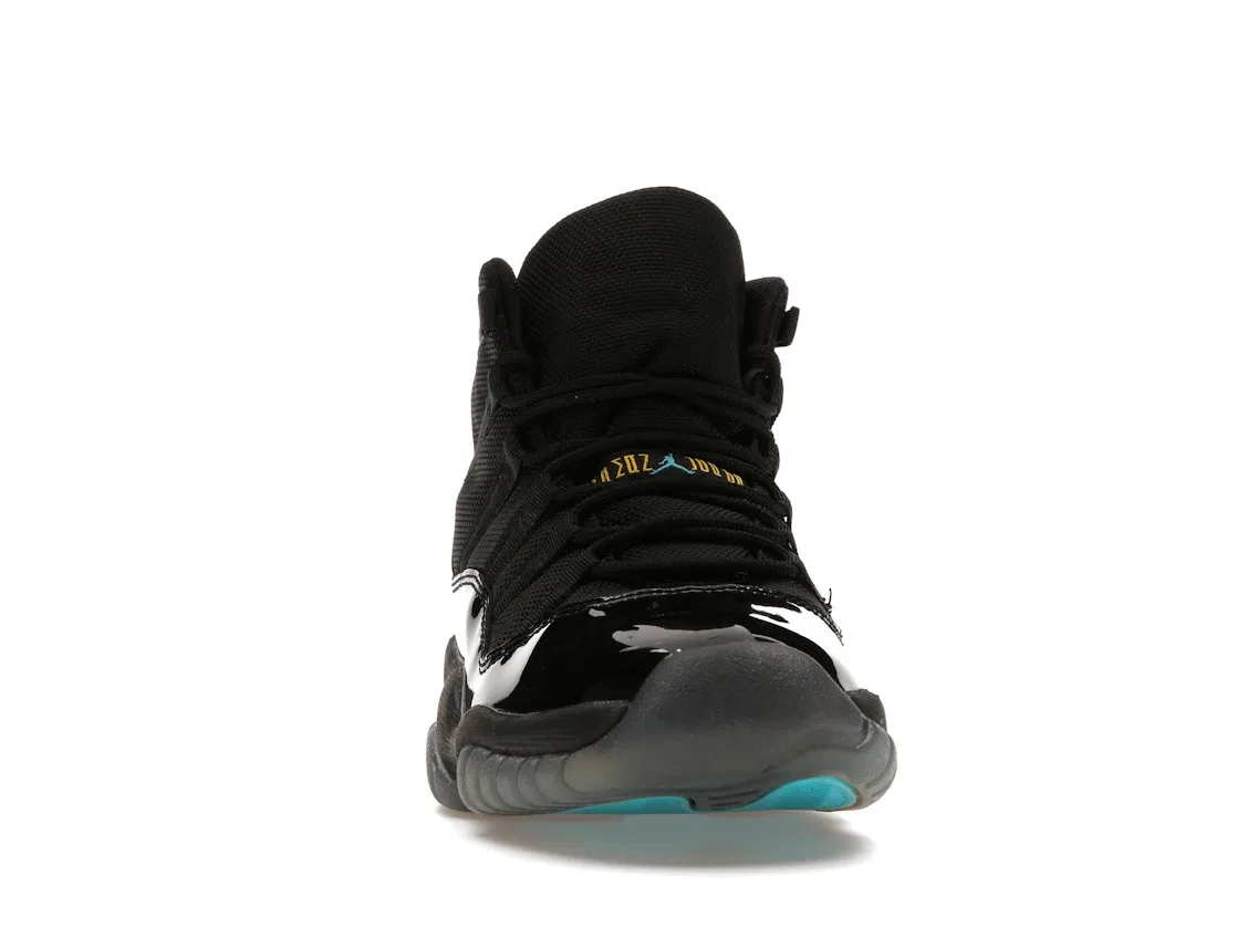 Детские кроссовки lifestyle с высоким верхом Jordan 11 Retro Jordan, Black/Gamma Blue-Varsity Maize — фото 2