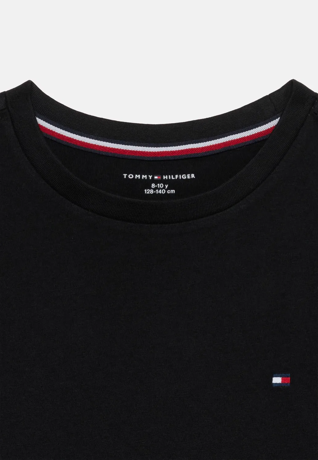Комплект из двух футболок унисекс - базовая футболка Tommy Hilfiger, Black/Grey Heather — фото 4