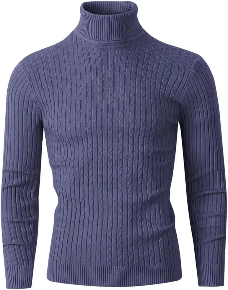 Мужской пуловер Casual Slim Fit с длинными рукавами — фото 3