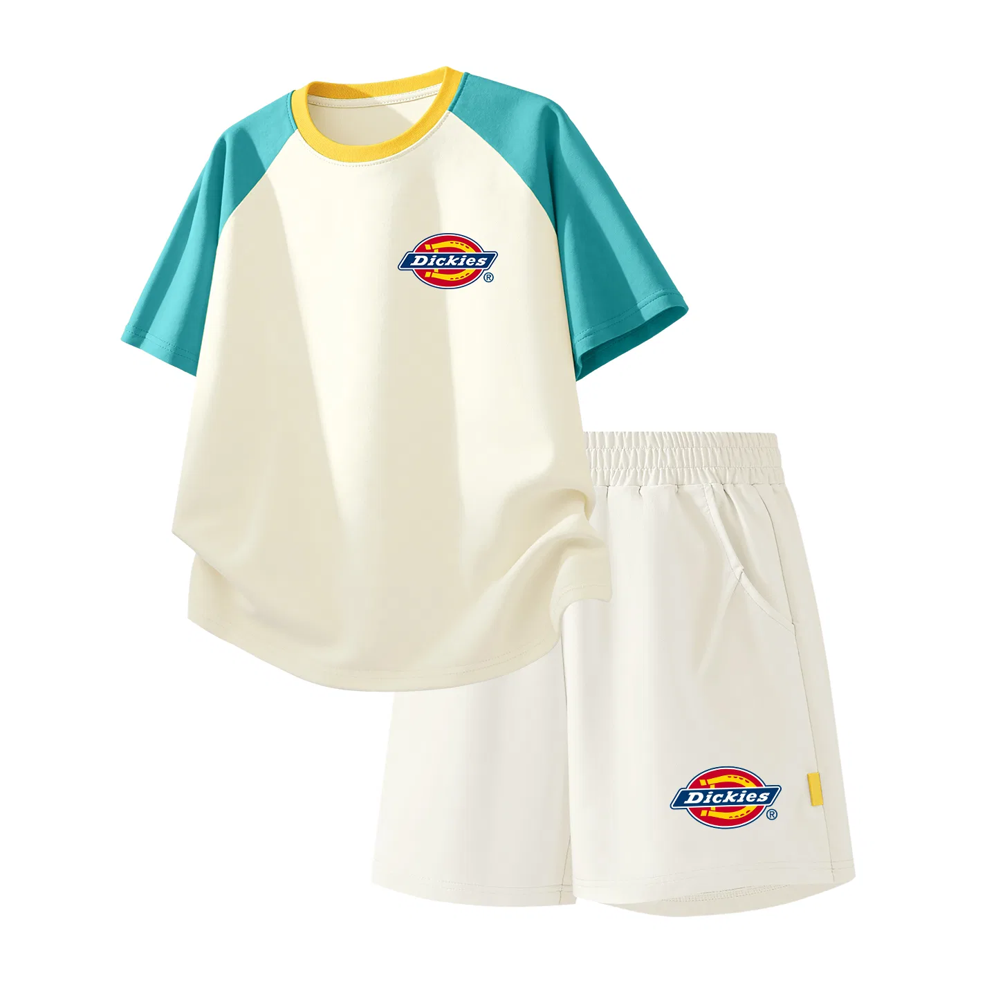Детский спортивный комплект из 2 предметов Dickies, Standard K Green/Standard K_Bottom Right Mist White